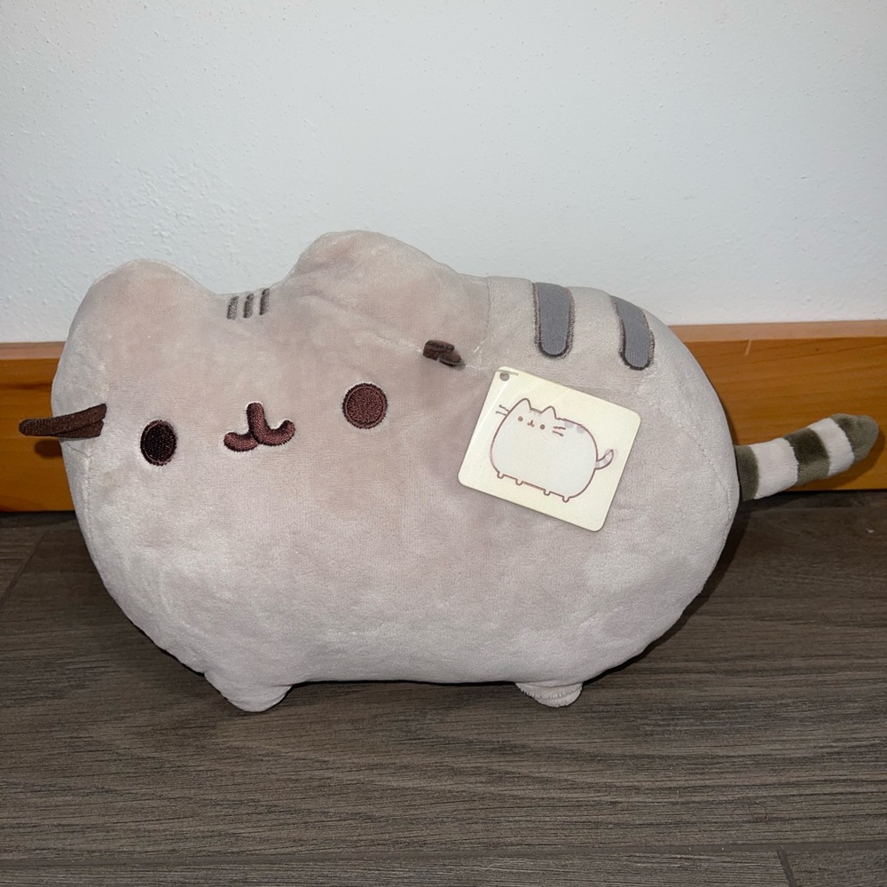 GUND PUSHEEN Gray Soft Plush Stuffed Animal Cat 4048096 Age 1+ Toy